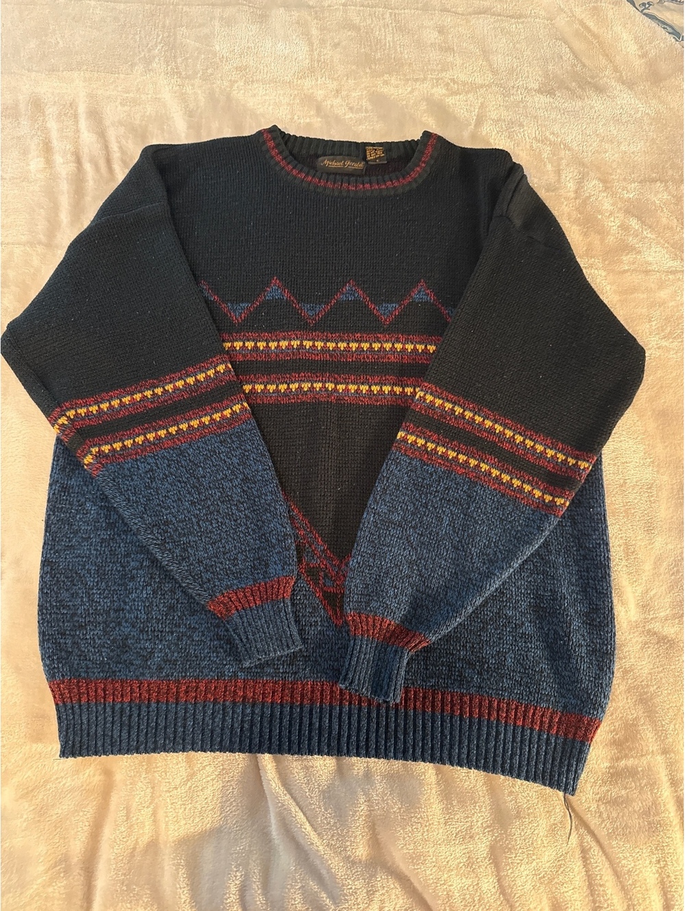 Vintage Michael Gerald Men’s 2XLT “Grandpa” Sweater